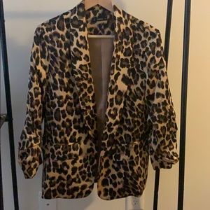 Leopard Blazer